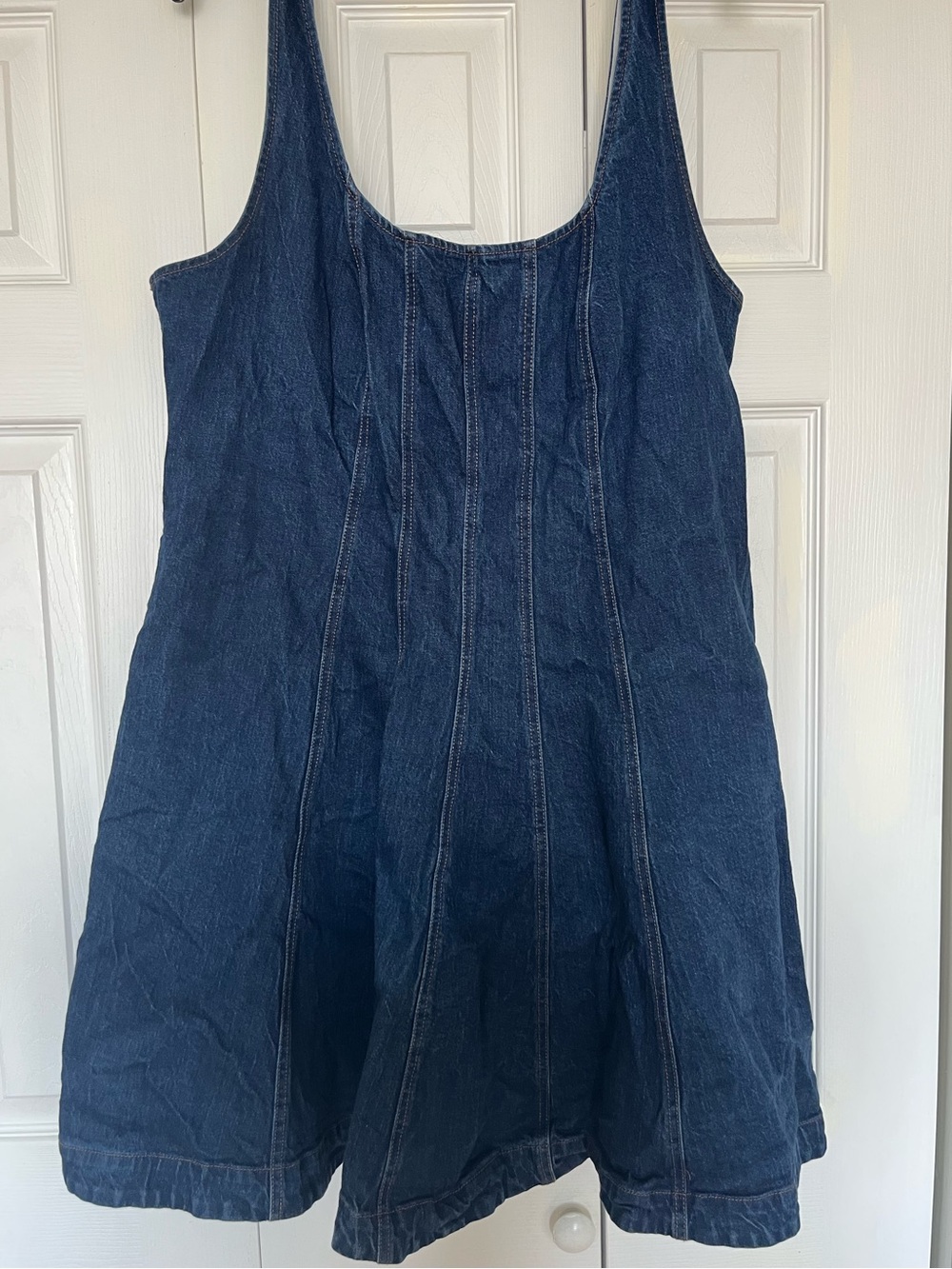 Kate Spade Target Collab Dark Blue Denim A-Line Tank Dress